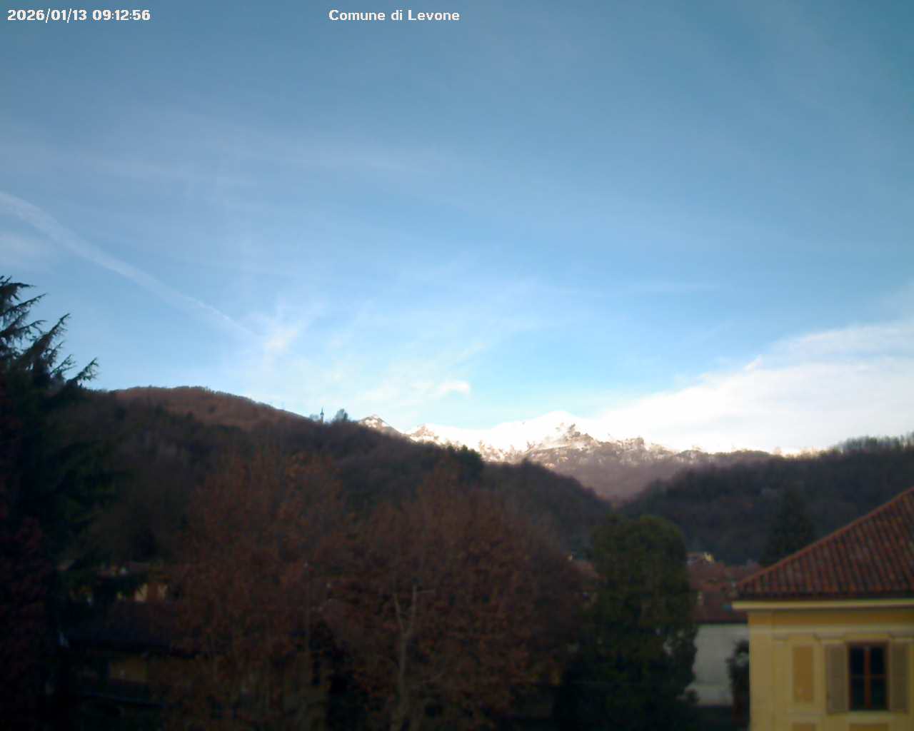 immagine della webcam nei dintorni di Chiesanuova: webcam Levone