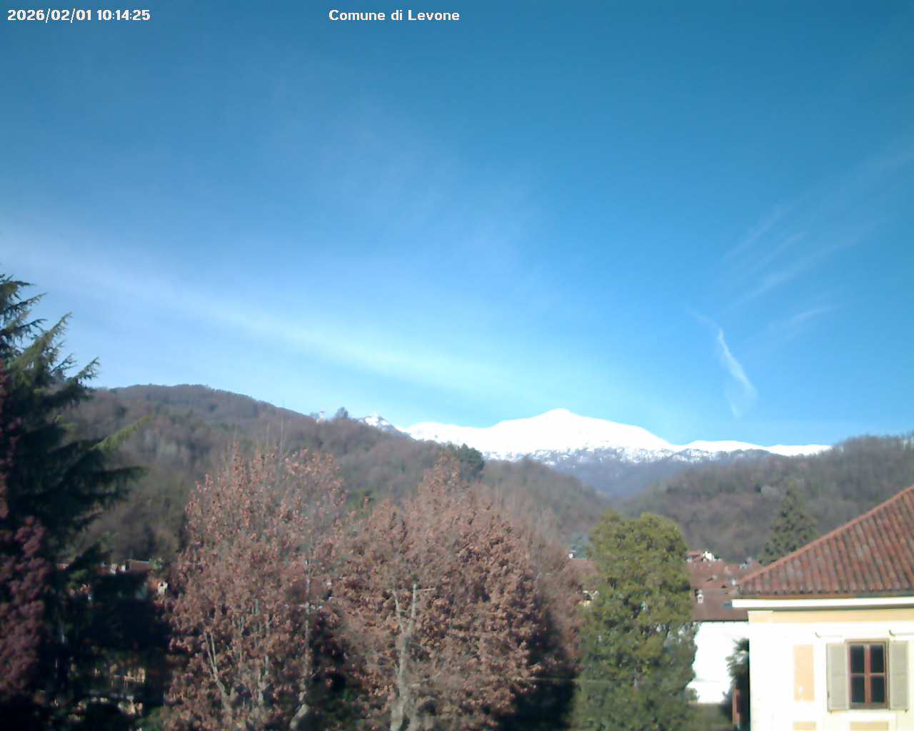 immagine della webcam nei dintorni di Mezzenile: webcam Levone