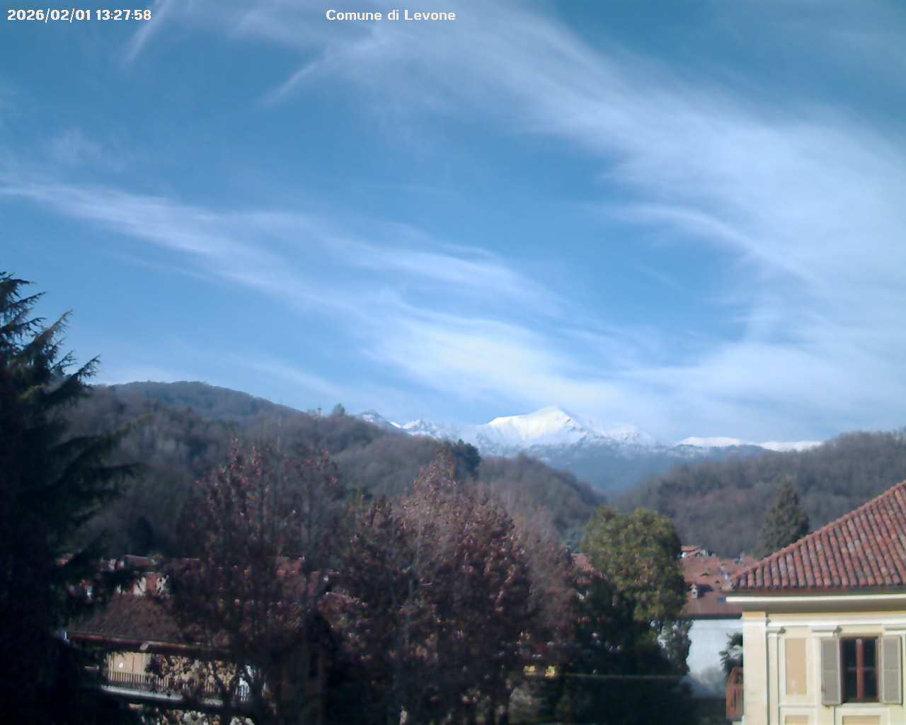 immagine della webcam nei dintorni di Salassa: webcam Levone