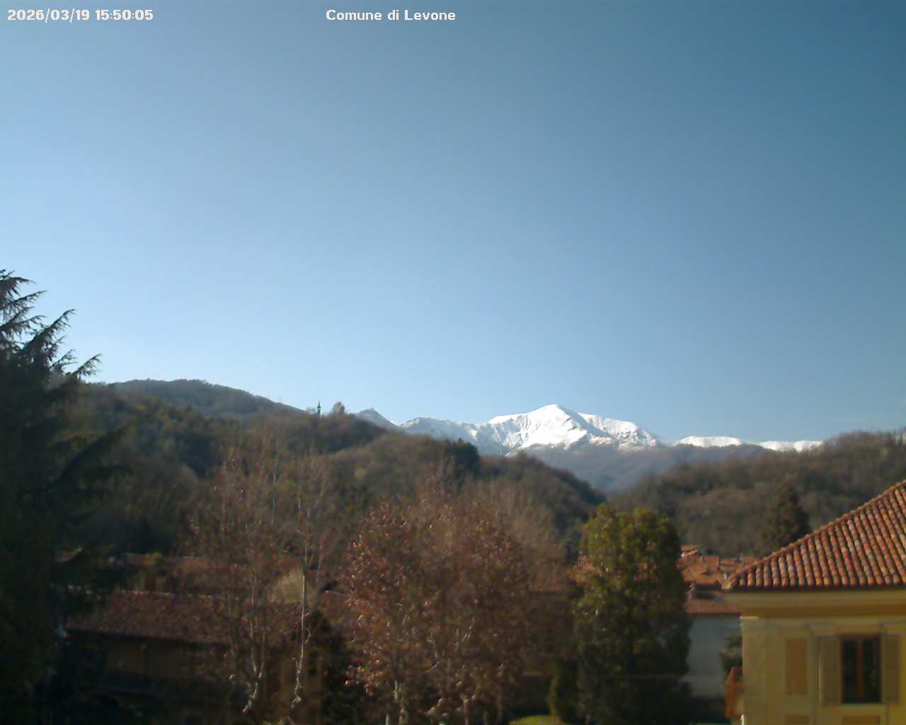 immagine della webcam nei dintorni di Mezzenile: webcam Levone