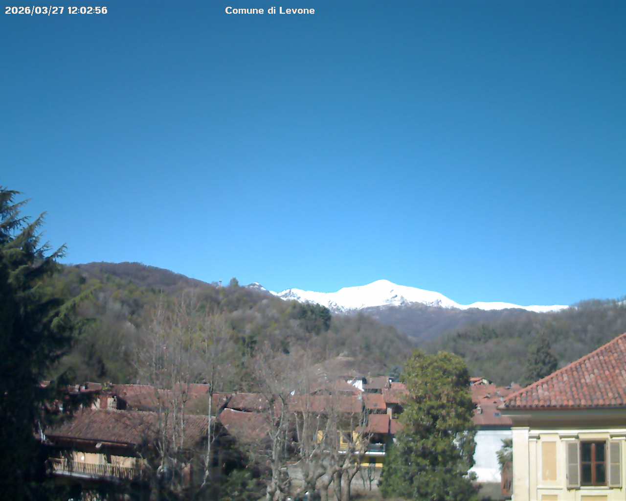 immagine della webcam nei dintorni di Cuorgnè: webcam Levone