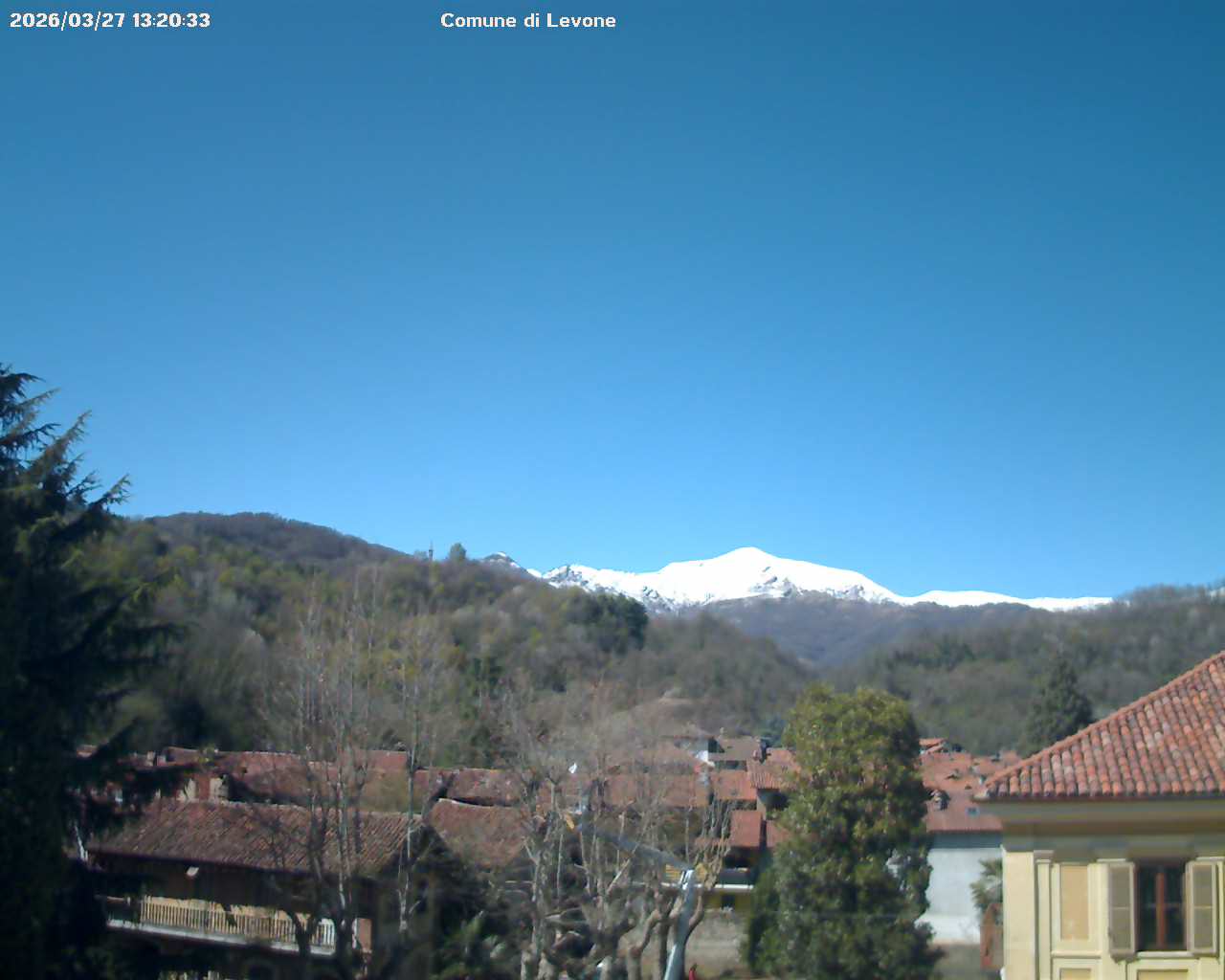immagine della webcam nei dintorni di Lanzo Torinese: webcam Levone