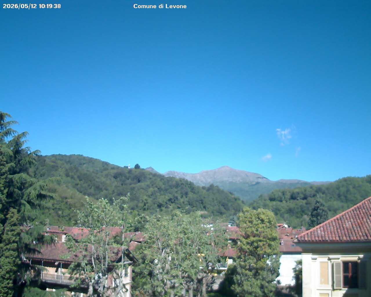 immagine della webcam nei dintorni di Cuorgnè: webcam Levone