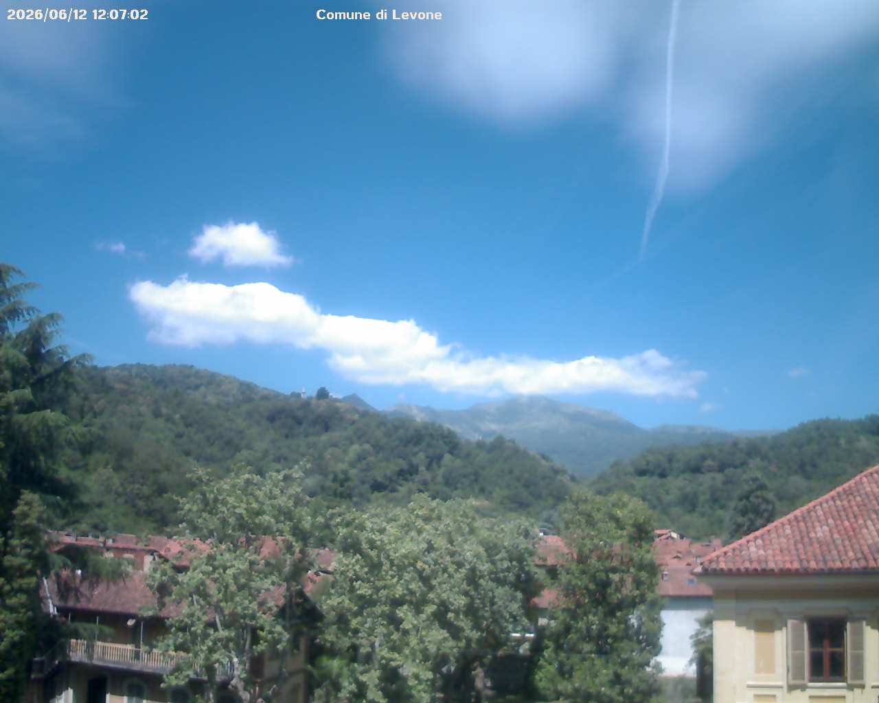 immagine della webcam nei dintorni di Frassinetto: webcam Levone