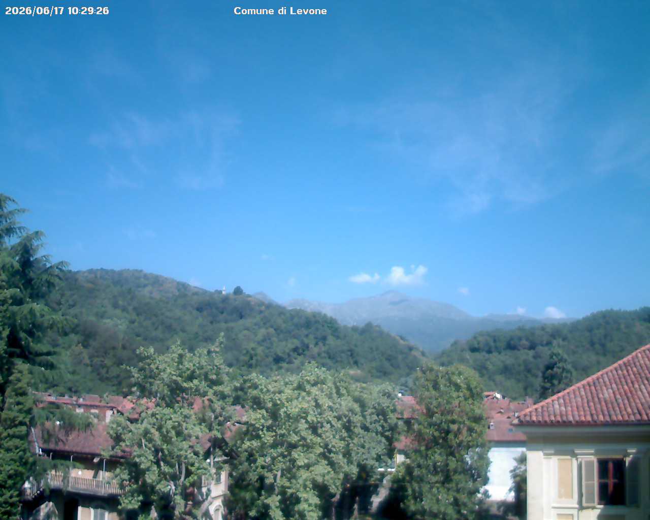 immagine della webcam nei dintorni di Canischio: webcam Levone