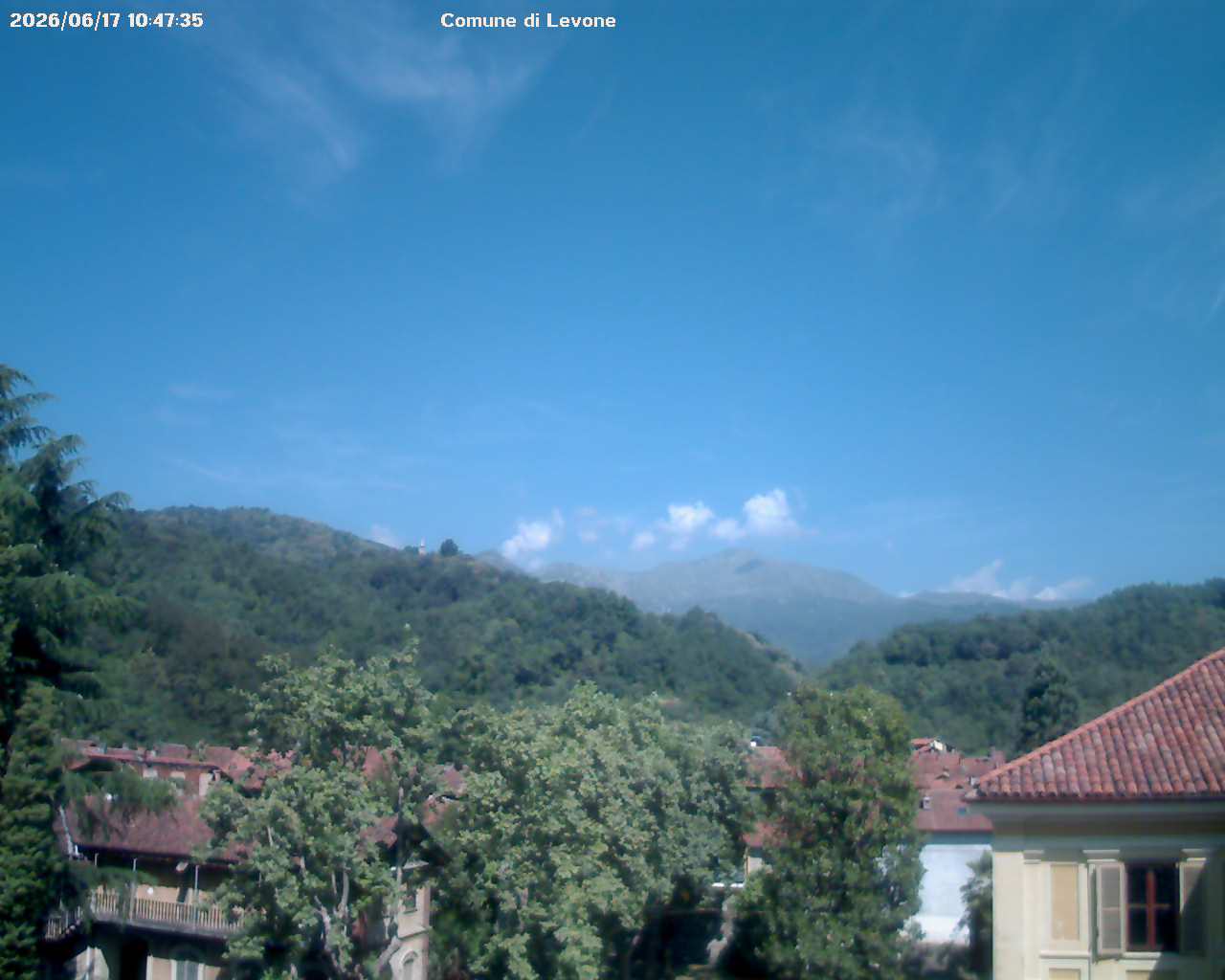 immagine della webcam nei dintorni di Torino Caselle: webcam Levone