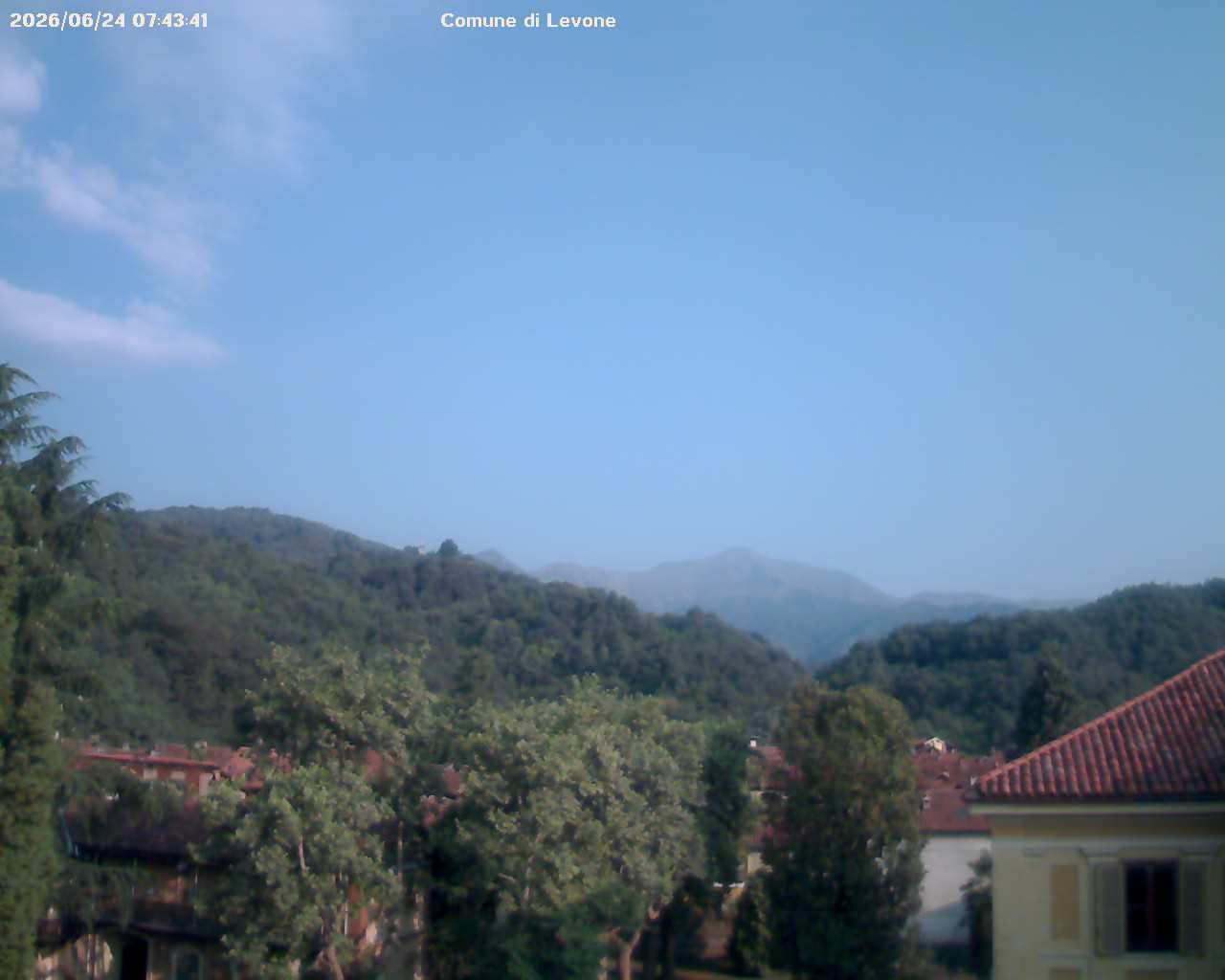 immagine della webcam nei dintorni di Baldissero Torinese: webcam Levone