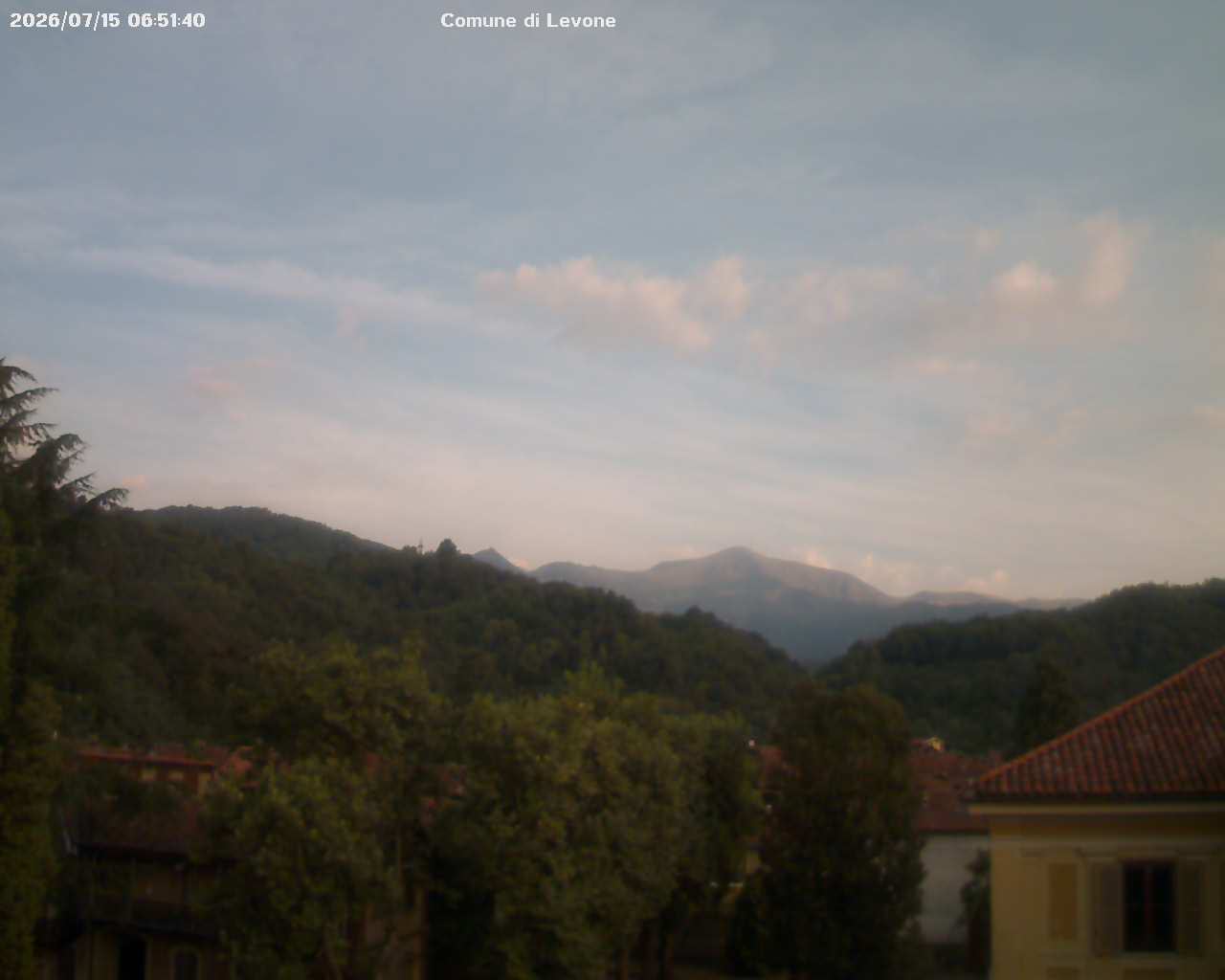 immagine della webcam nei dintorni di Coassolo Torinese: webcam Levone