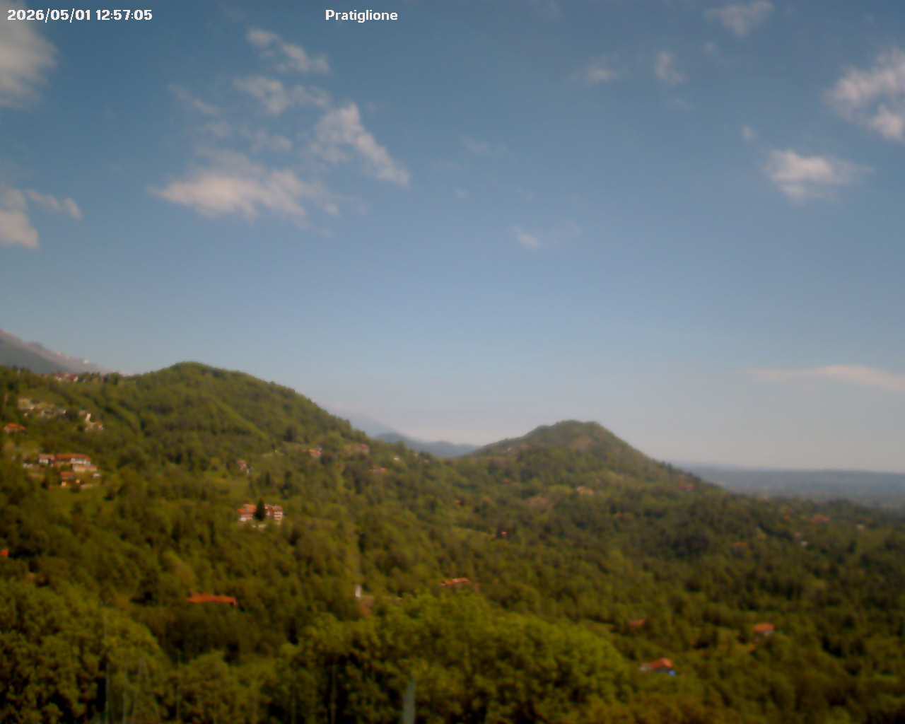 immagine della webcam nei dintorni di San Colombano Belmonte: webcam Pratiglione