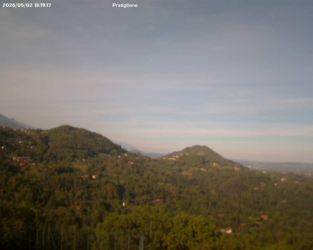immagine della webcam nei dintorni di San Colombano Belmonte: webcam Pratiglione