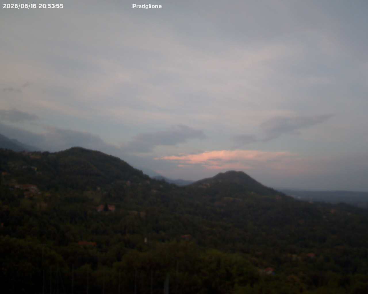 immagine della webcam nei dintorni di San Colombano Belmonte: webcam Pratiglione