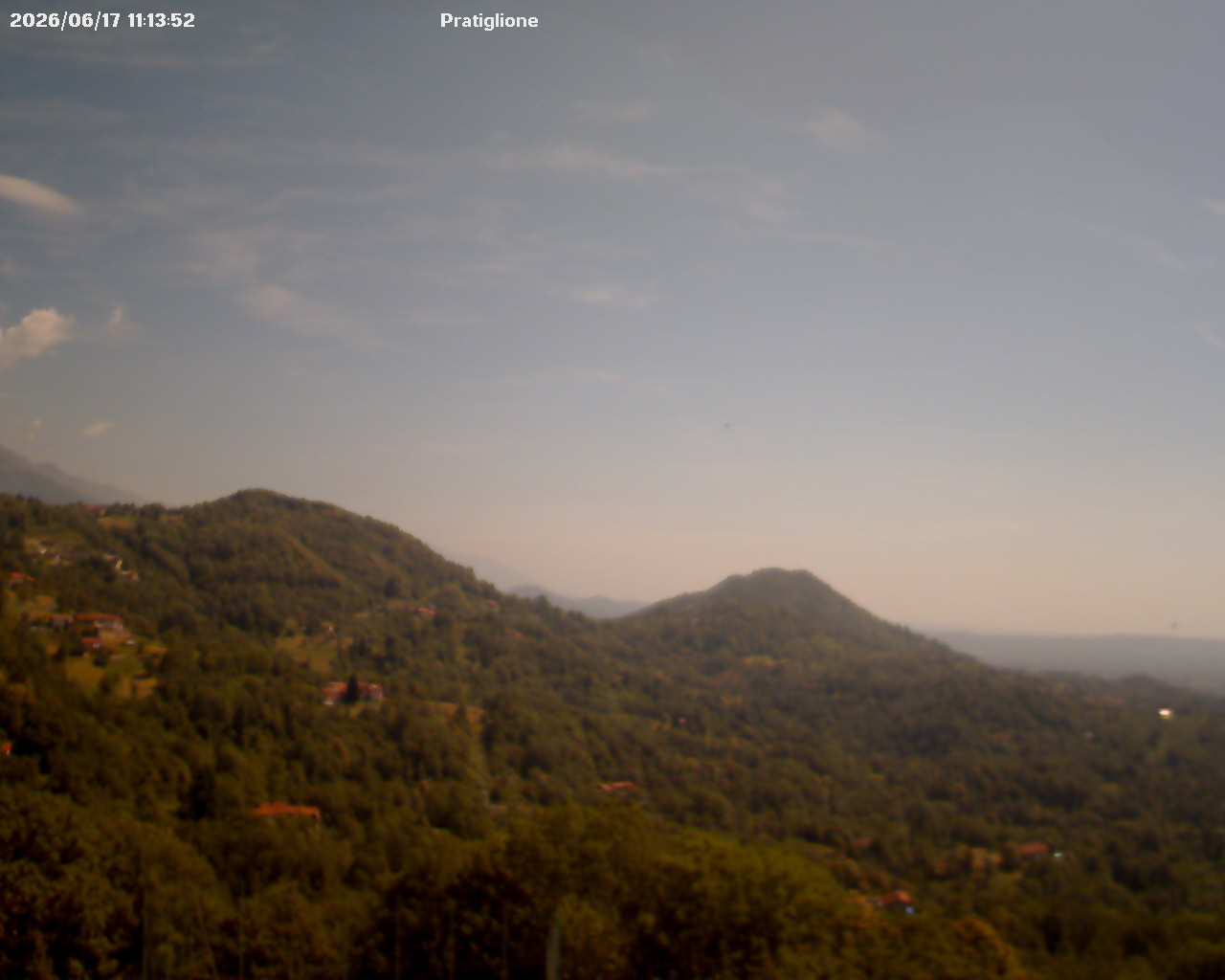 immagine della webcam nei dintorni di Torino Caselle: webcam Pratiglione