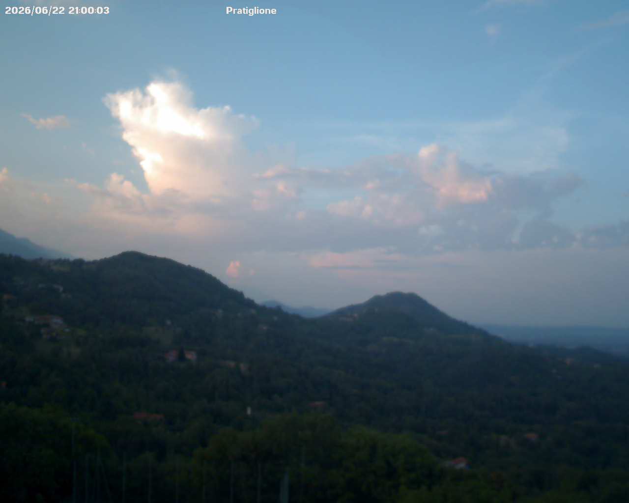 immagine della webcam nei dintorni di Mezzenile: webcam Pratiglione