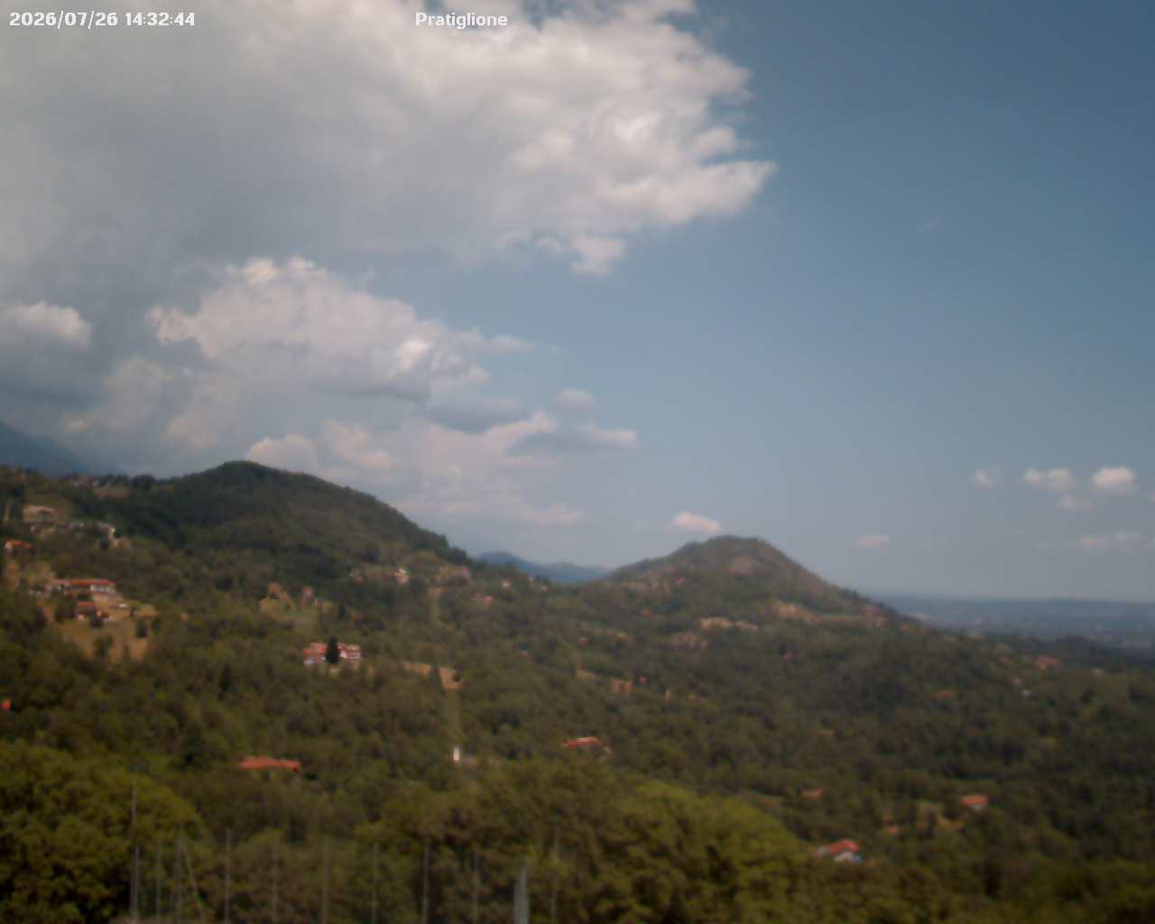 immagine della webcam nei dintorni di Rivarolo Canavese: webcam Pratiglione